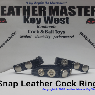 Snap Leather Cock Ring